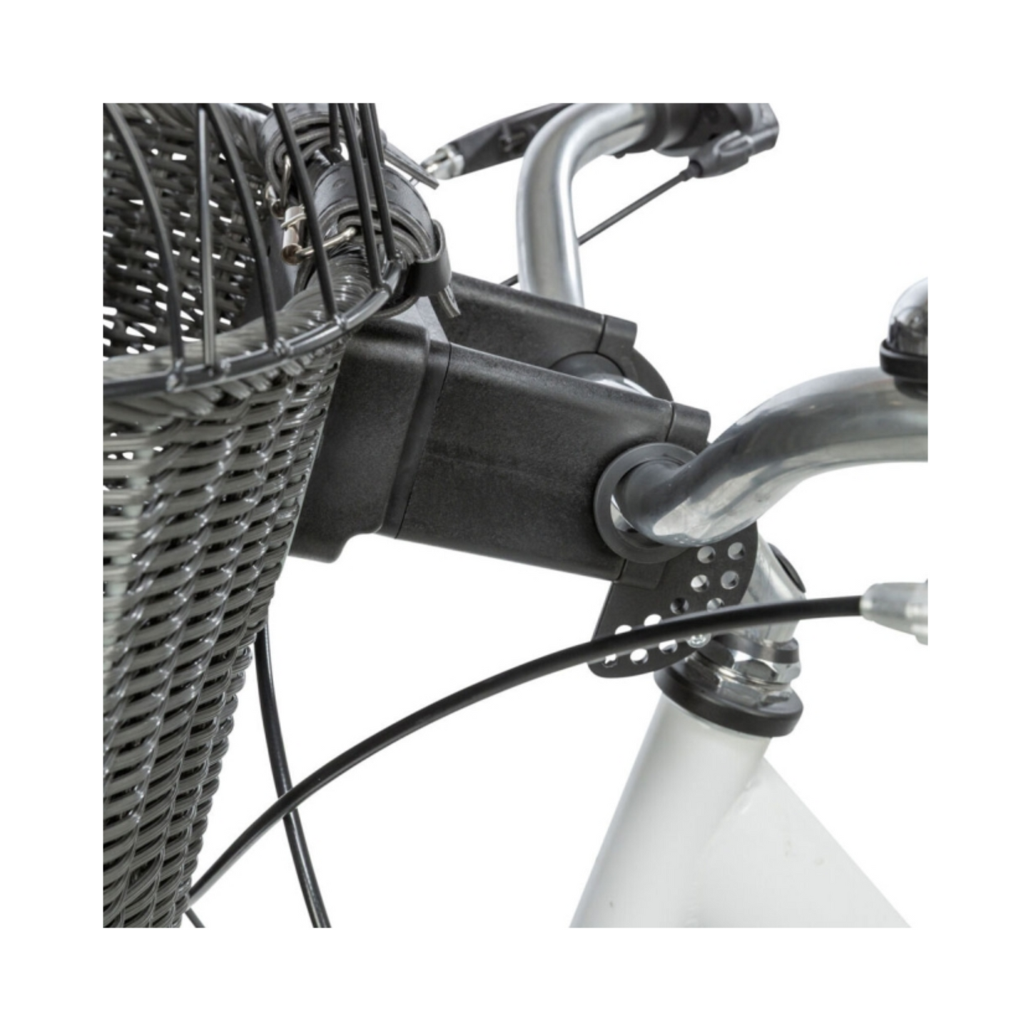 Trixie Front-Fahrradkorb aus Polyrattan – Sicher und komfortabel unterwegs