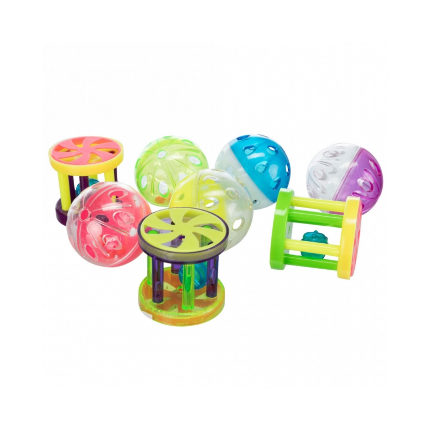 Trixie Ball oder Rolle aus Kunststoff – leichter Actionstarter mit Schelle