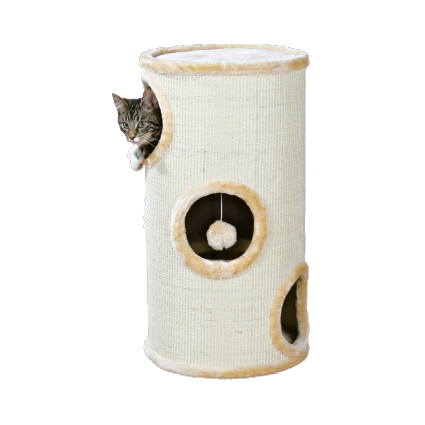 Trixie Cat Tower Kratztonne Samuel – Komfort, Spiel & Kratzvergnügen auf drei Etagen