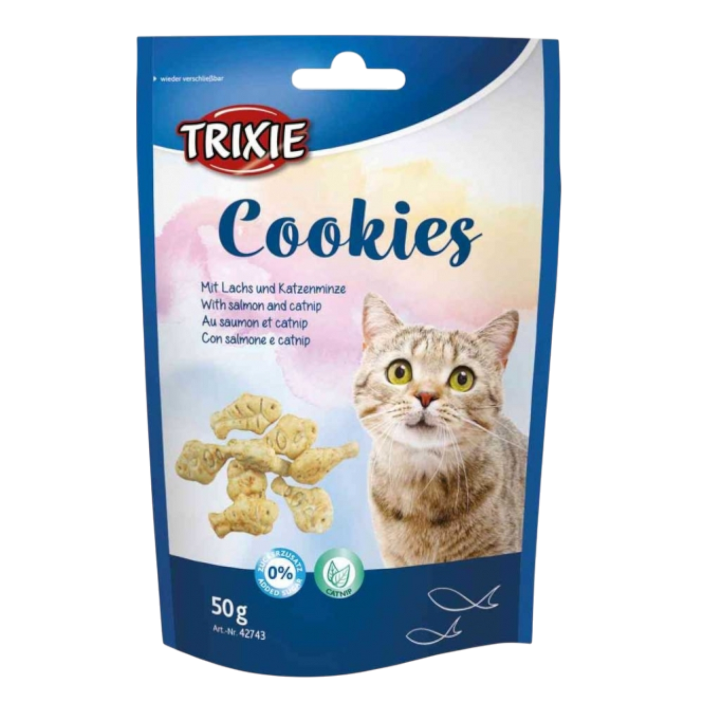 Trixie Cookies mit Lachs & Katzenminze – knuspriger Genuss für kleine Feinschmecker