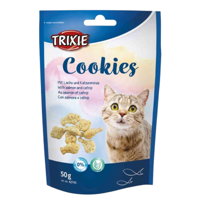 Trixie Cookies mit Lachs & Katzenminze – knuspriger Genuss für kleine Feinschmecker