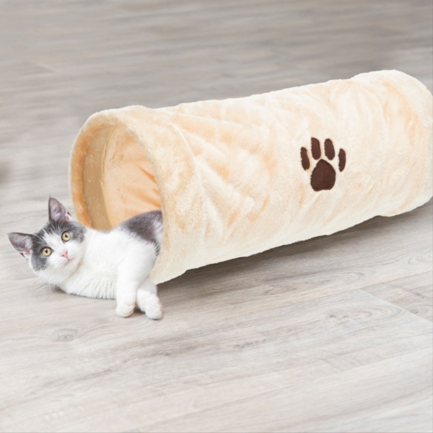 Trixie Crunch Plüschtunnel – Der perfekte Spiel- und Rückzugsort für Ihre Katze oder Ihren Welpen