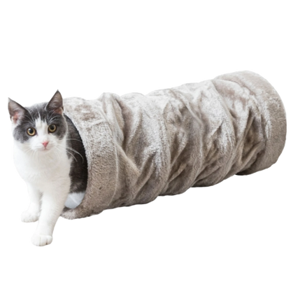 Trixie Crunch Plüschtunnel – Der perfekte Spiel- und Rückzugsort für Ihre Katze oder Ihren Welpen
