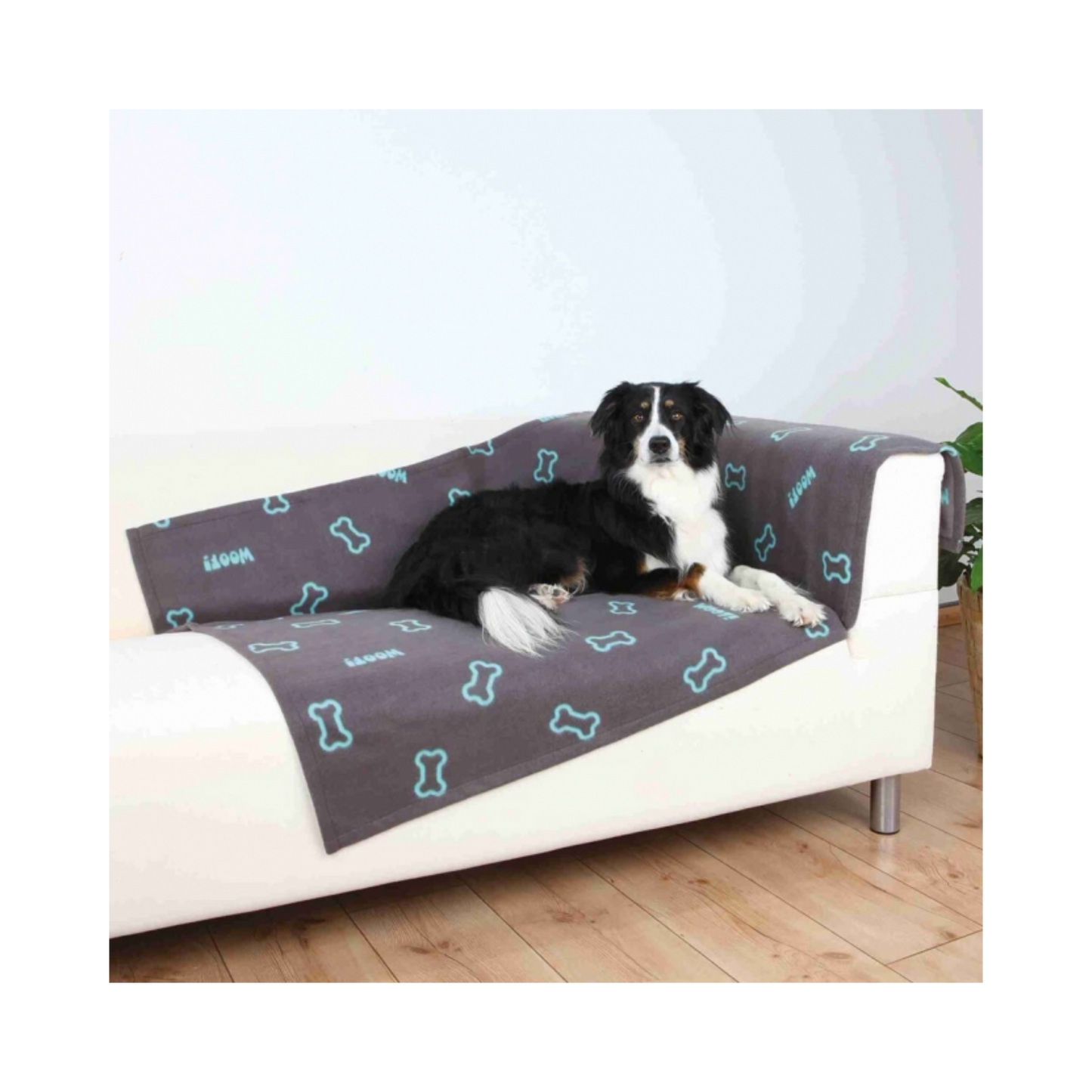 Trixie Fleecedecke Barney – Weiche & pflegeleichte Decke mit stilvollem Design