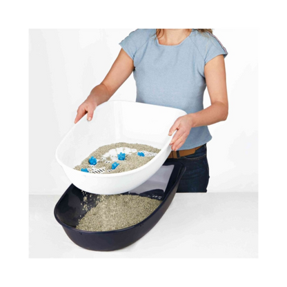 Trixie Katzentoilette Berto mit 3-teiligen Trennsystem