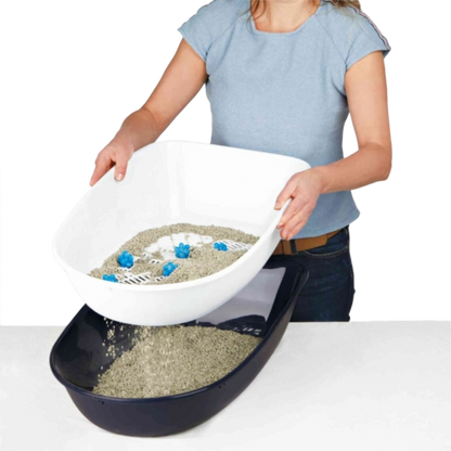 Trixie Katzentoilette Berto mit 3-teiligen Trennsystem