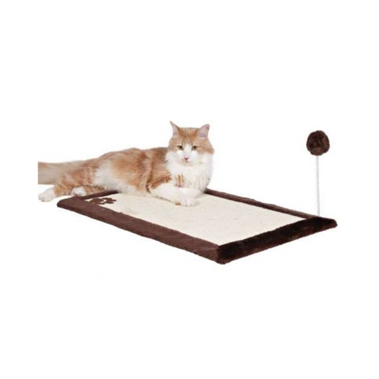 Trixie Kratzmatte mit Spielzeug für Ihre Katze