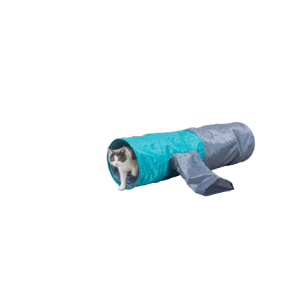 Trixie Rascheltunnel Crunch – 115 cm – Das ultimative Versteck- und Spielvergnügen für Ihre Katze