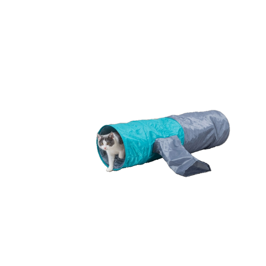 Trixie Rascheltunnel Crunch – 115 cm – Das ultimative Versteck- und Spielvergnügen für Ihre Katze