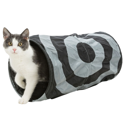 Trixie Rascheltunnel Crunch – 50 cm – Der ultimative Spielspaß für Ihre Katze und Welpen