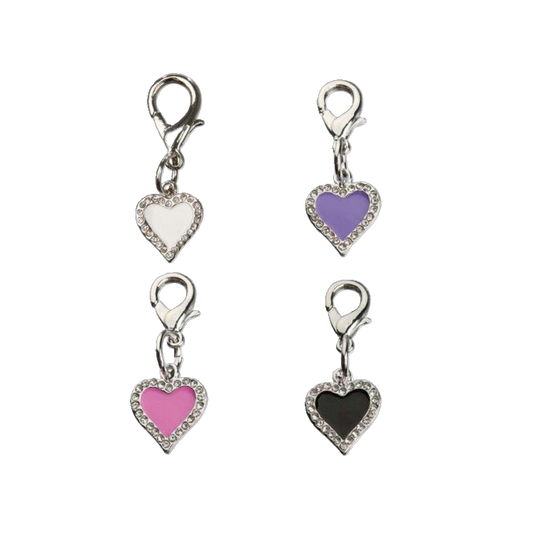 Trixie Schmuckanhänger Herz mit Strass – Glitzernder Charme für Halsband & Geschirr
