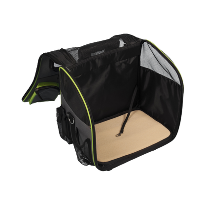 Trolley Maggy Grau/Fluo – Rollen statt Schleppen