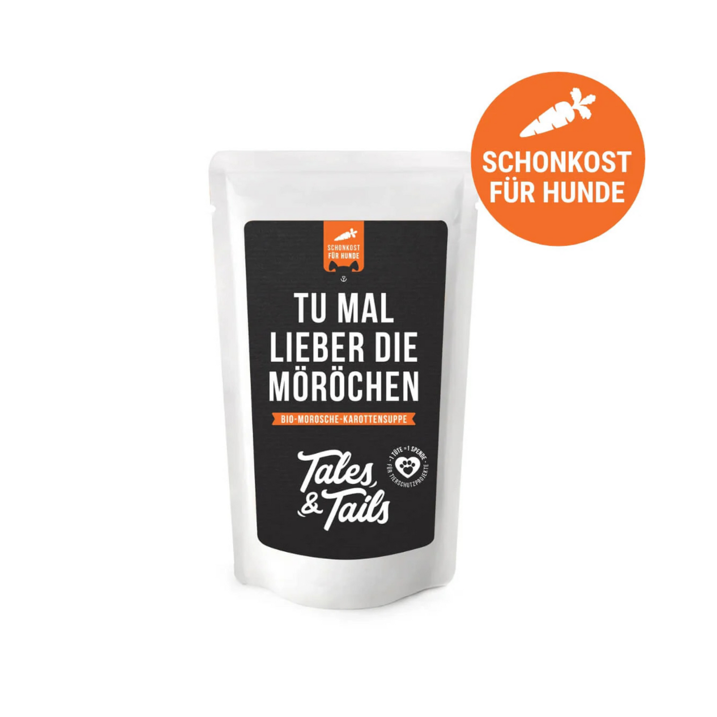 Tu mal lieber die Möröchen – Die natürliche SOS-Hilfe für sensible Hundebäuche