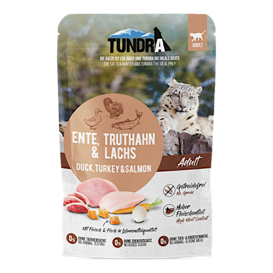 Tundra Cat - Frischebeutel Ente, Truthahn & Lachs