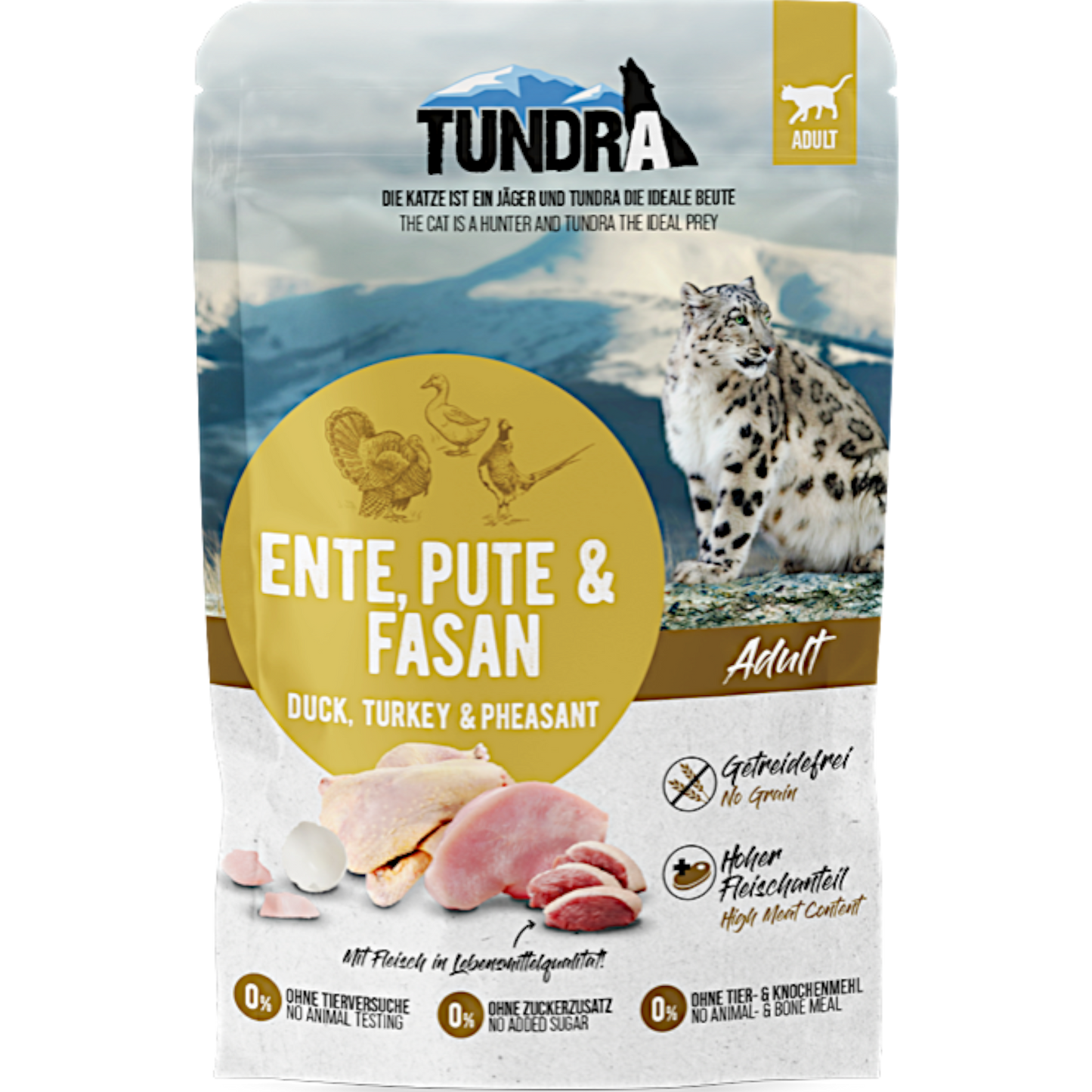 Tundra Cat - Frischebeutel mit Ente, Pute & Fasan