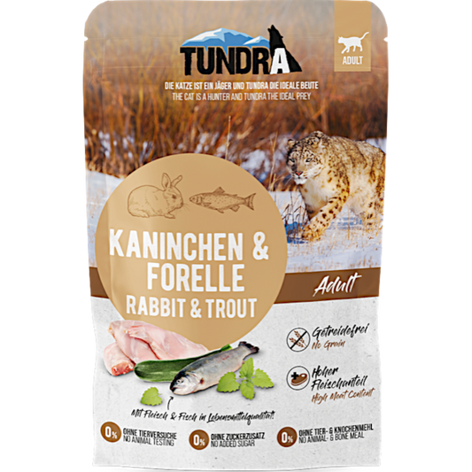 Tundra Cat - Frischebeutel mit Kaninchen & Forelle