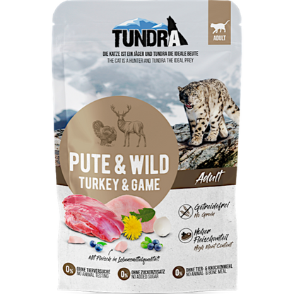 Tundra Cat - Frischebeutel mit Pute & Wild