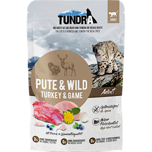 Tundra Cat - Frischebeutel mit Pute & Wild