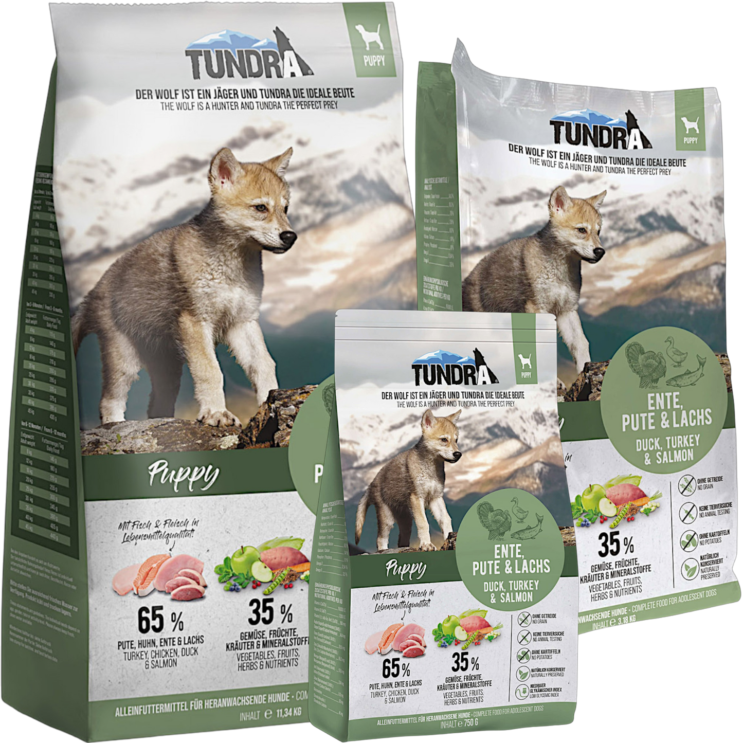 Tundra Dog - Ente, Pute & Lachs für Welpen