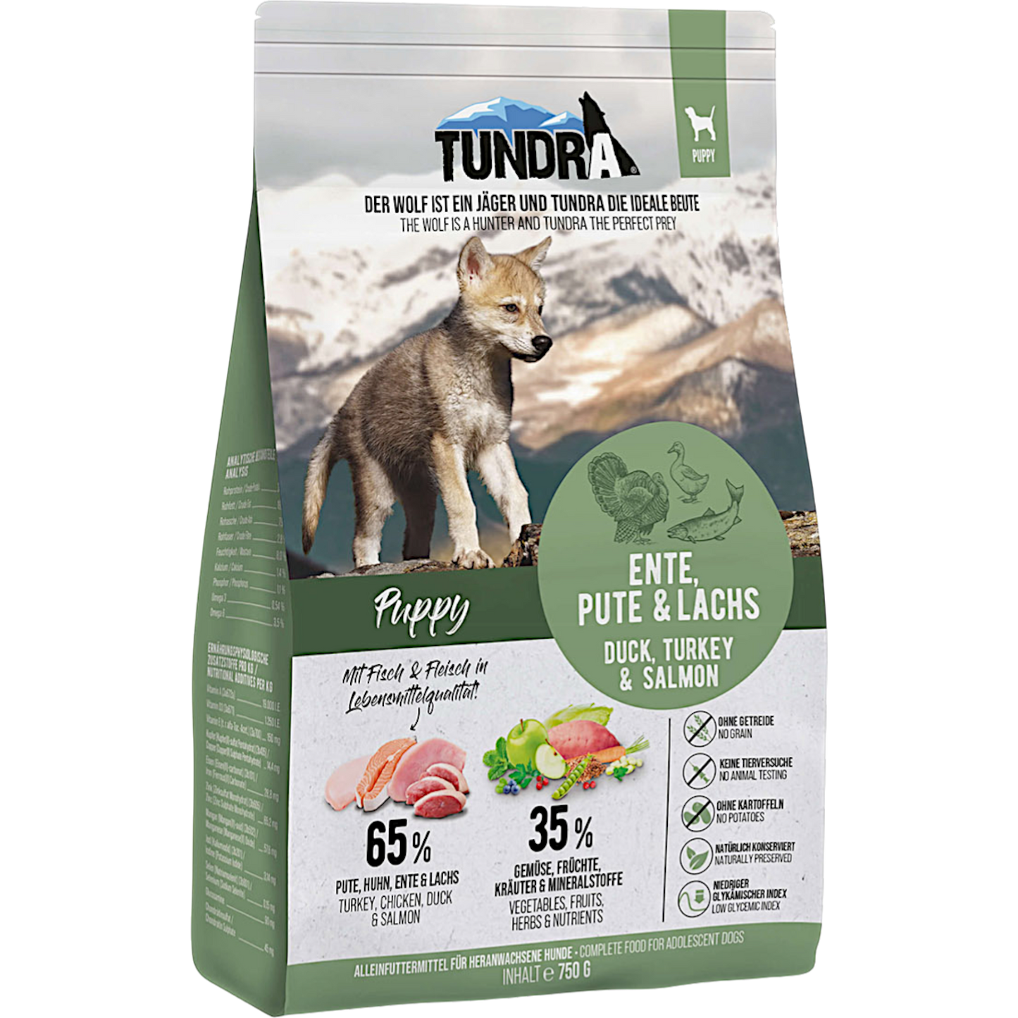 Tundra Dog - Ente, Pute & Lachs für Welpen
