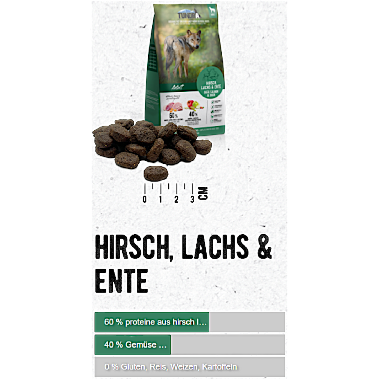 Tundra Dog - Hirsch, Ente & Lachs