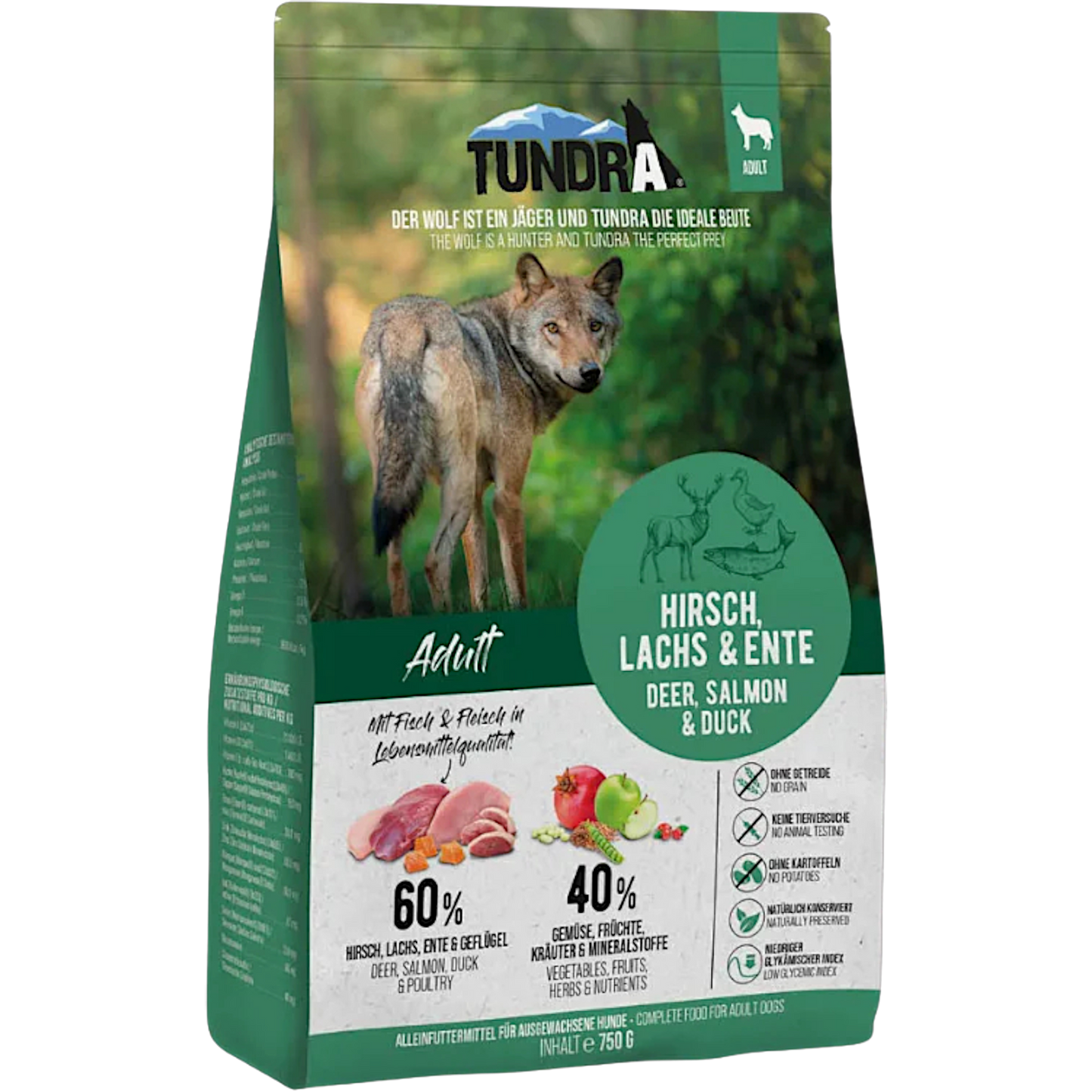 Tundra Dog - Hirsch, Ente & Lachs
