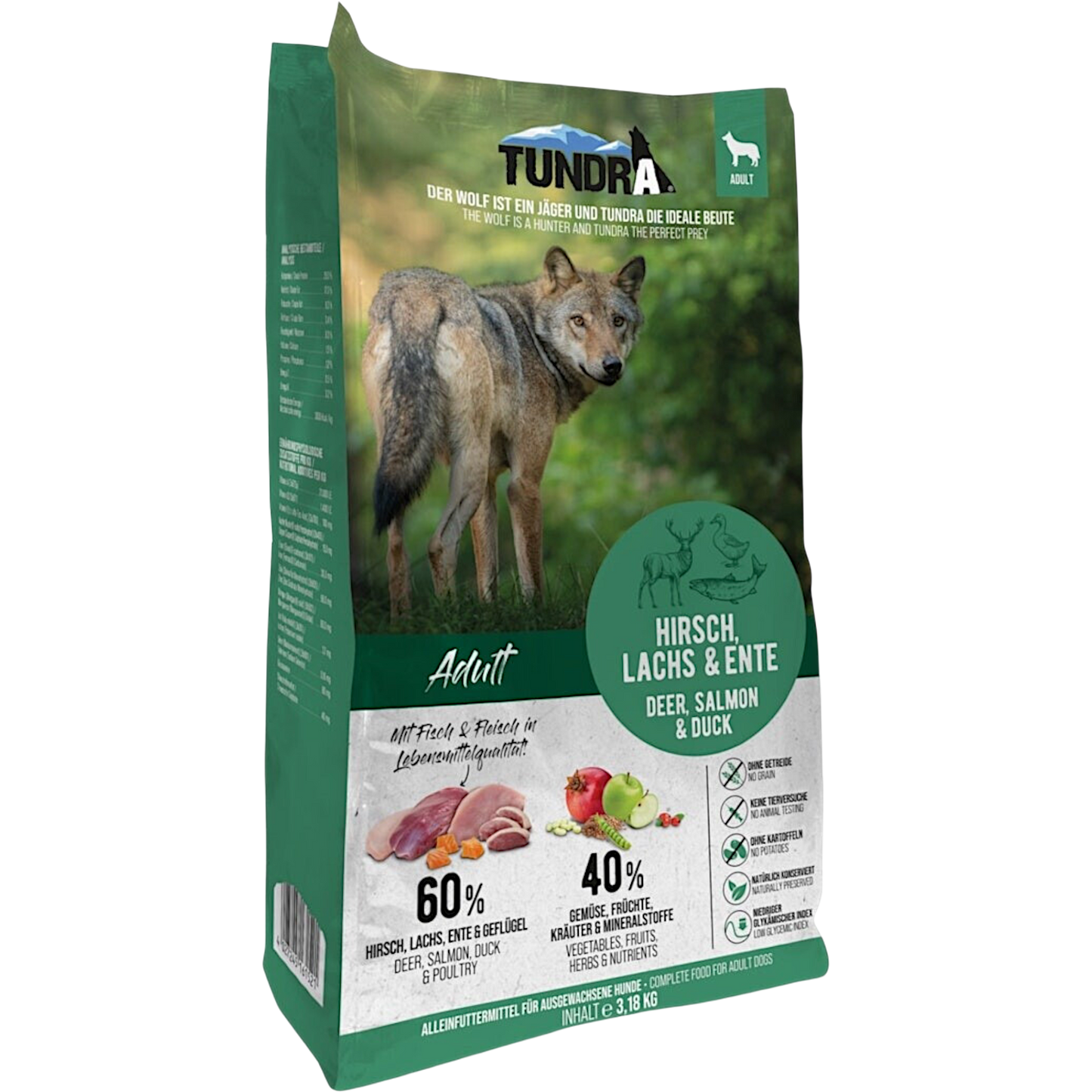 Tundra Dog - Hirsch, Ente & Lachs