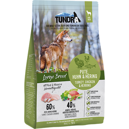 Tundra Dog - Pute, Huhn & Hering für große Hunde