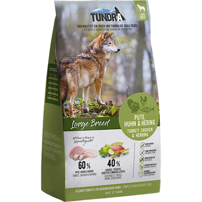 Tundra Dog - Pute, Huhn & Hering für große Hunde