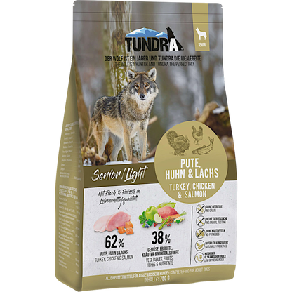 Tundra Dog - Pute, Huhn & Lachs Light für Senior