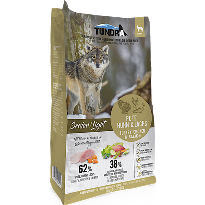 Tundra Dog - Pute, Huhn & Lachs Light für Senior