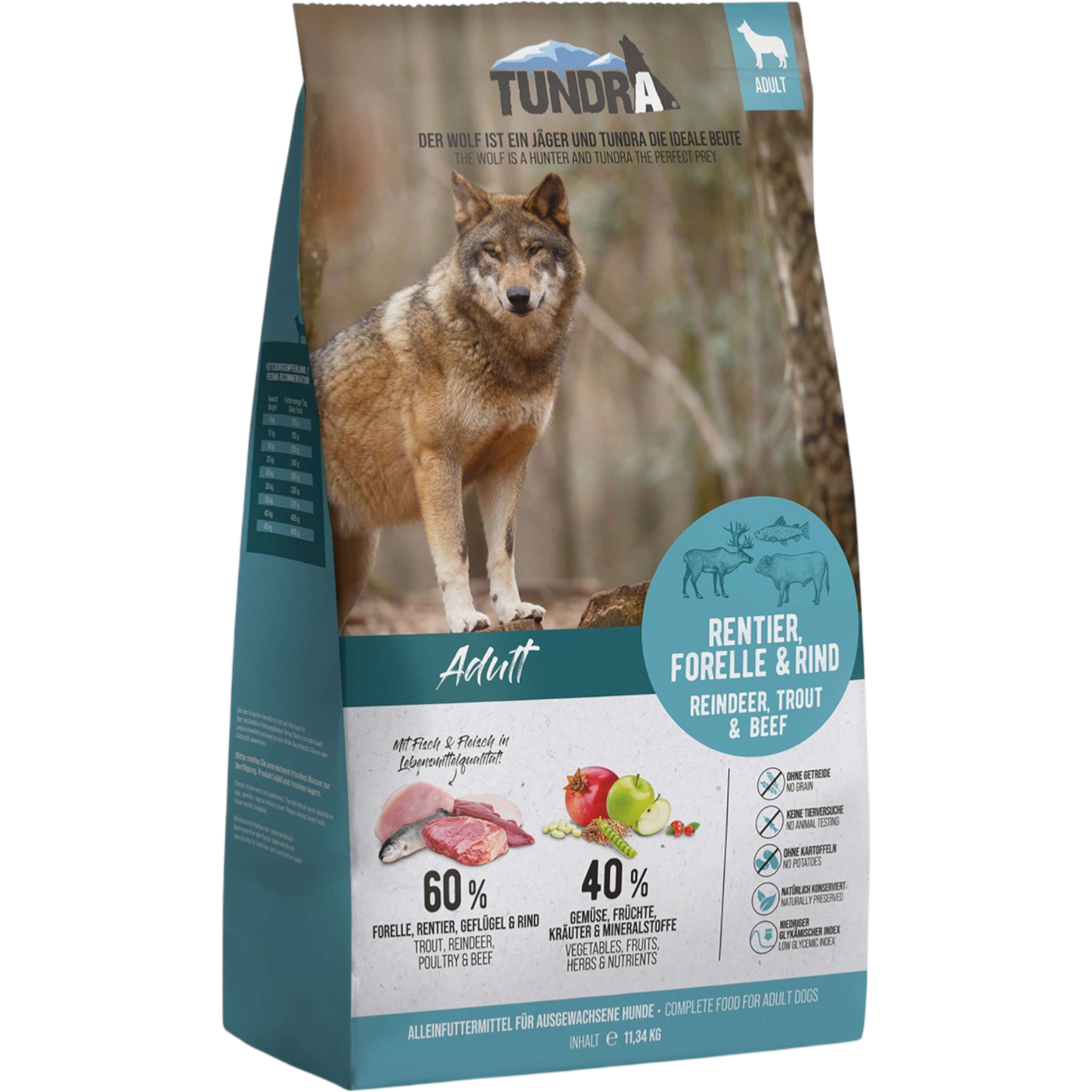 Tundra Dog - Rentier, Forelle & Rind
