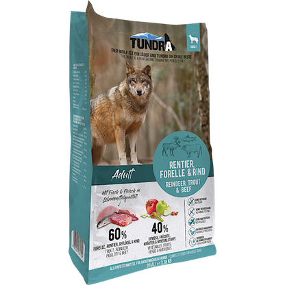 Tundra Dog - Rentier, Forelle & Rind