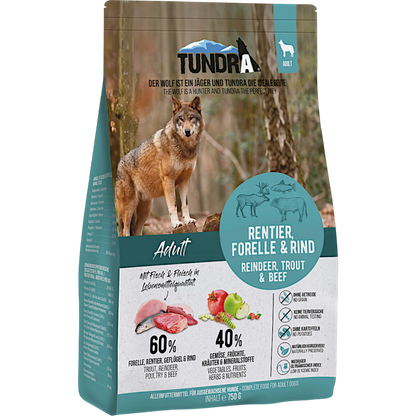 Tundra Dog - Rentier, Forelle & Rind