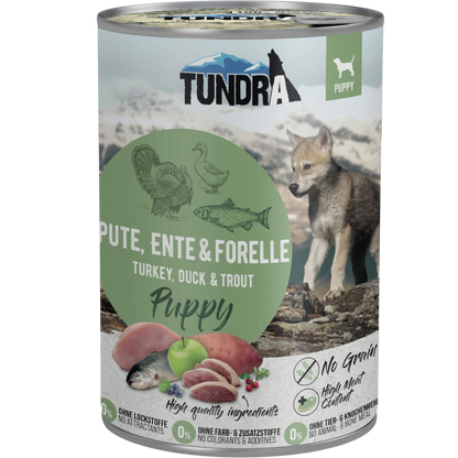 Tundra Dog - Pute, Ente &  Forelle für Welpen