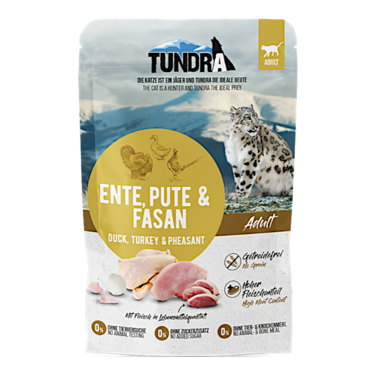 Tundra Cat - Frischebeutel Ente, Pute & Fasan