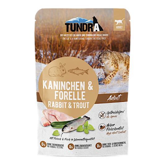 Tundra Cat - Frischebeutel Kaninchen & Forelle