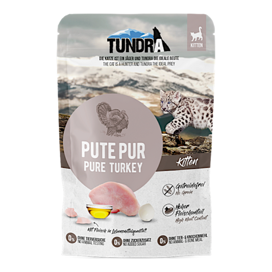 Tundra Cat - Frischebeutel Pute pur für Kitten