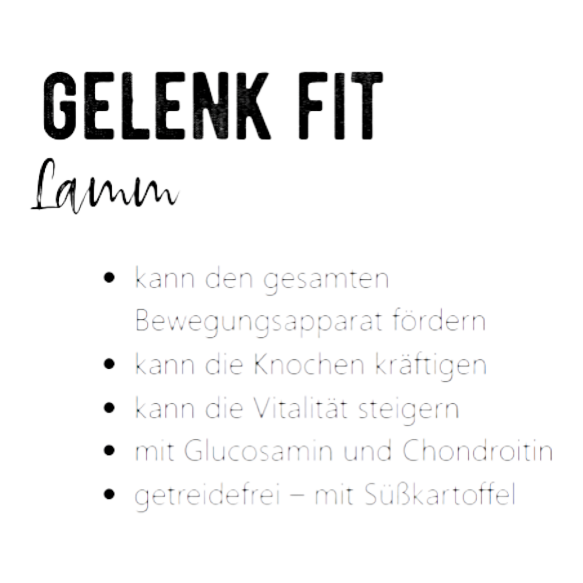 Tundra Dog - Gelenk Fit Lamm