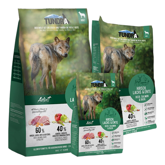 Tundra Dog - Hirsch, Ente & Lachs