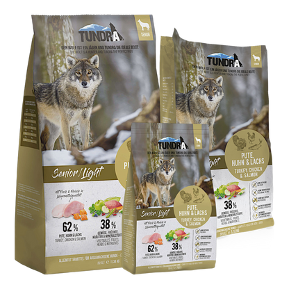 Tundra Dog - Pute, Huhn & Lachs Light für Senior