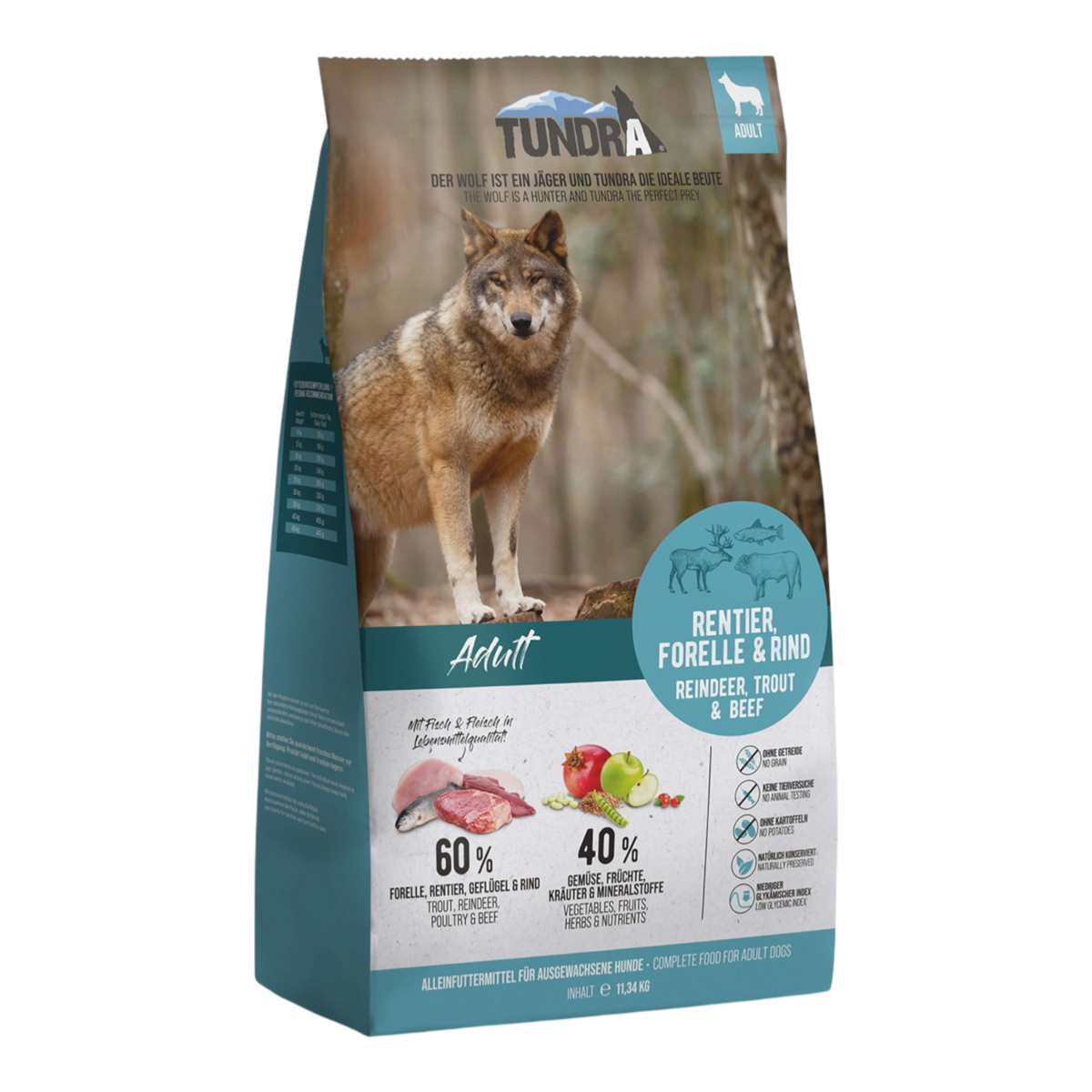 Tundra Dog - Rentier, Forelle & Rind