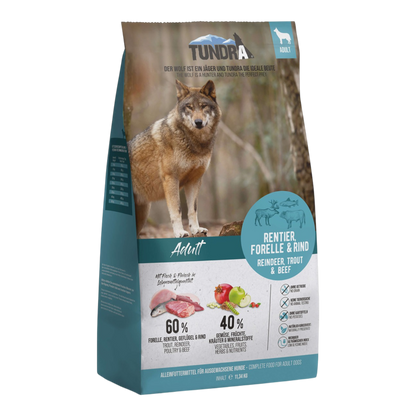 Tundra Dog - Rentier, Forelle & Rind