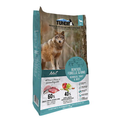 Tundra Dog - Rentier, Forelle & Rind