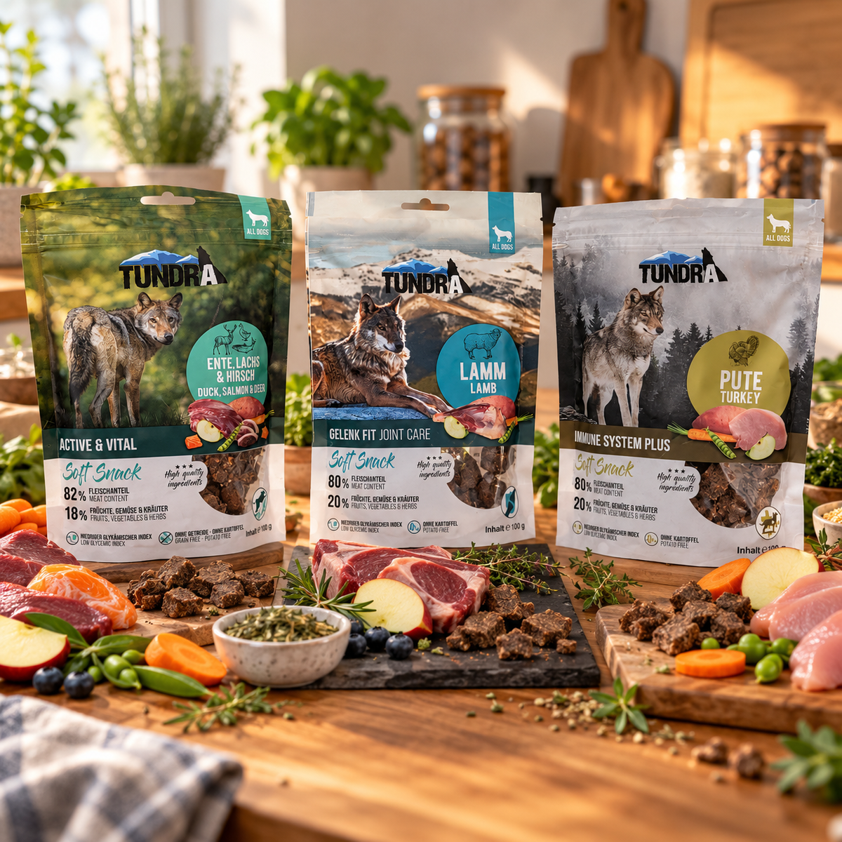 Tundra Dog - Active & Vital mit Ente, Lachs & Hirsch