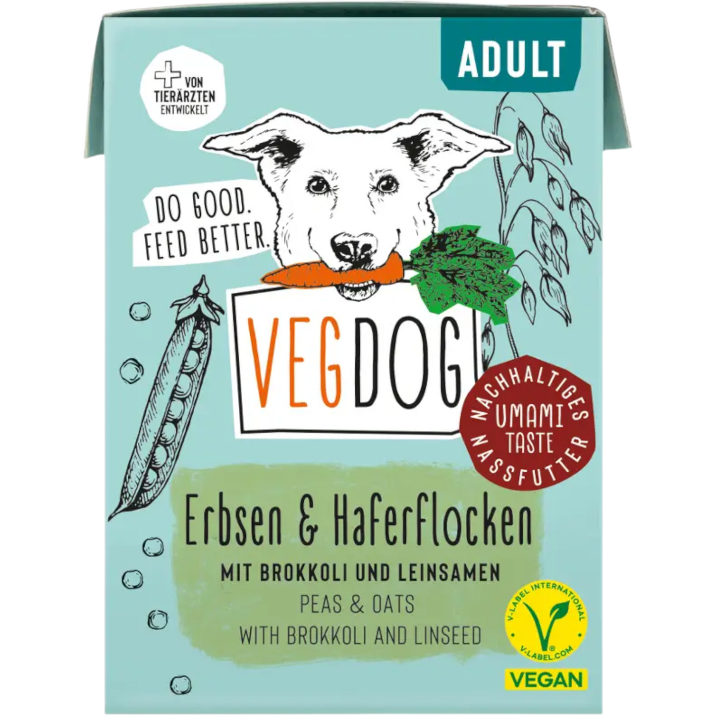 VegDog - ADULT Erbsen & Haferflocken