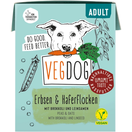 VegDog - ADULT Erbsen & Haferflocken
