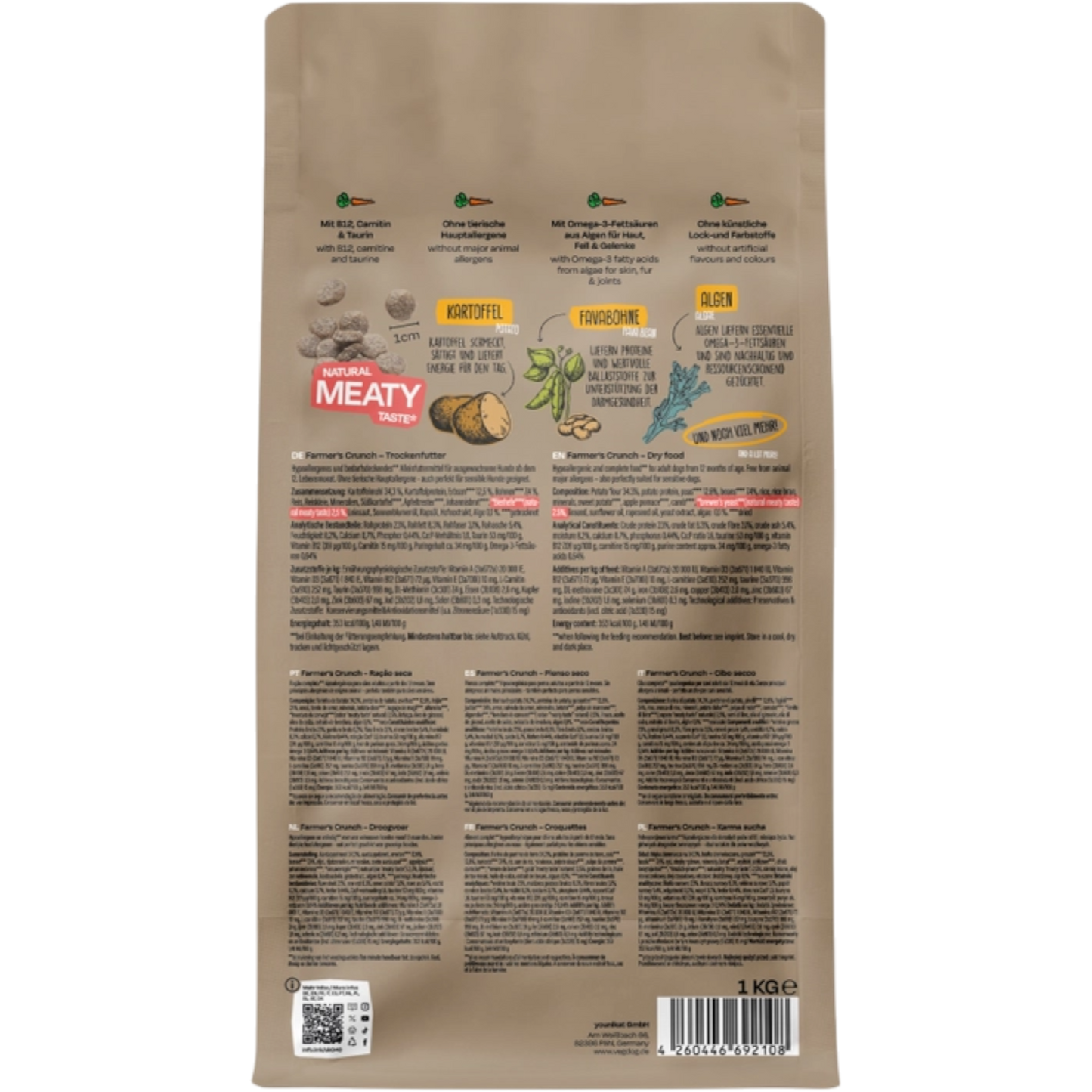 VegDog - FARMER’S CRUNCH Trockenfutter