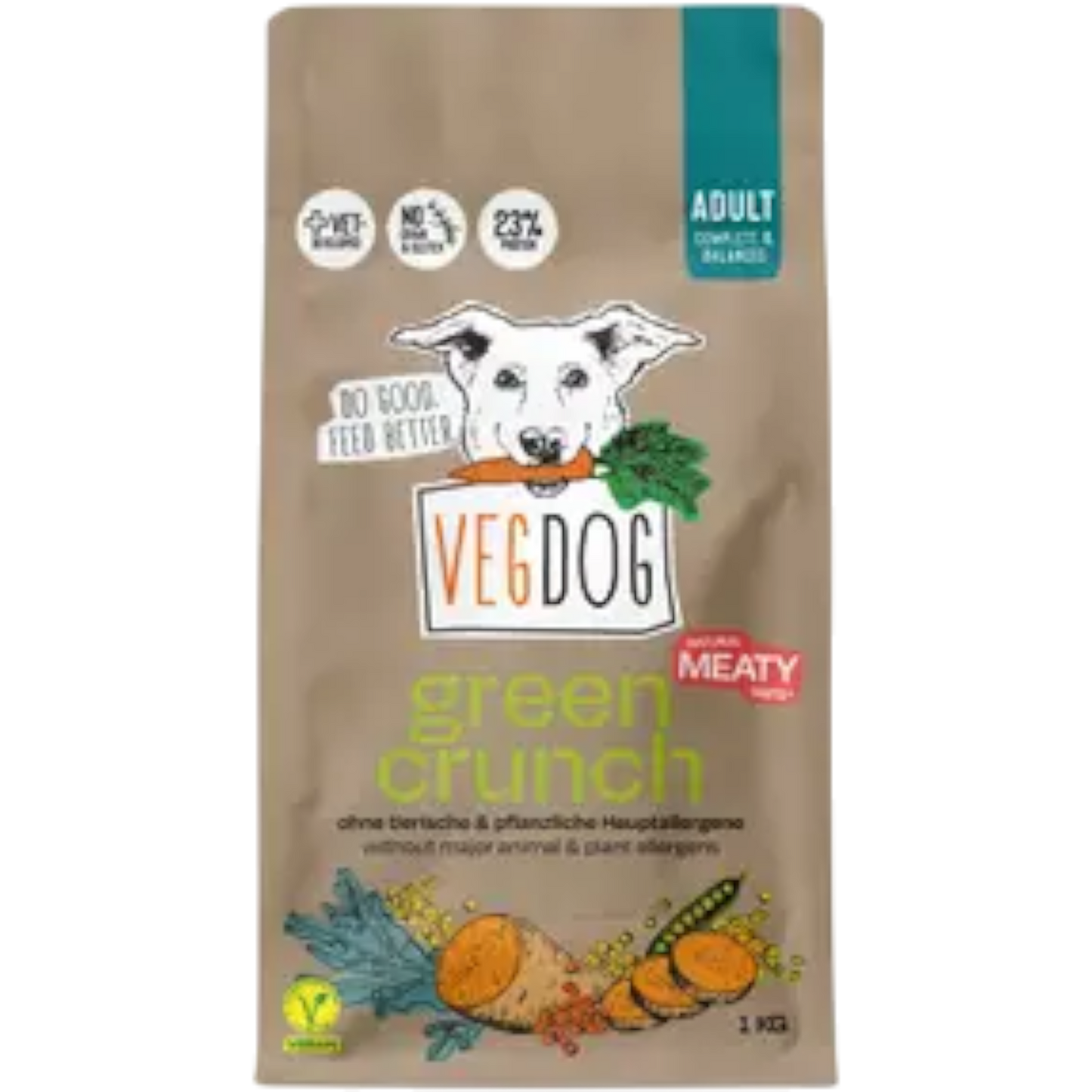VegDog - GREEN CRUNCH Trockenfutter