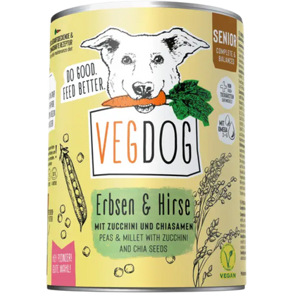 VegDog - SENIOR Erbsen & Hirse